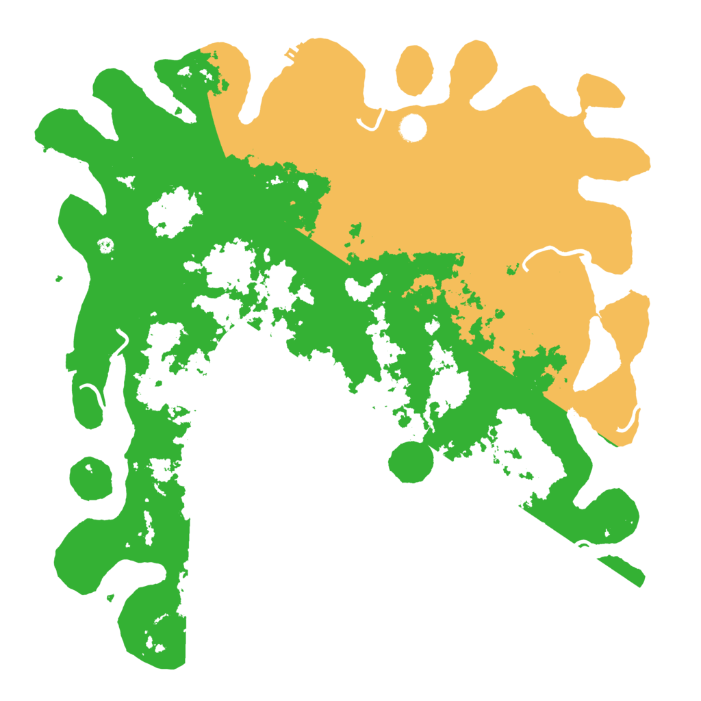 Biome Rust Map: Procedural Map, Size: 4500, Seed: 7474