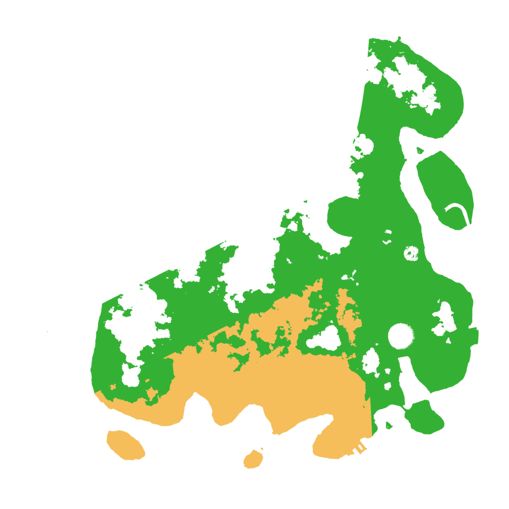 Biome Rust Map: Procedural Map, Size: 3500, Seed: 1258497397