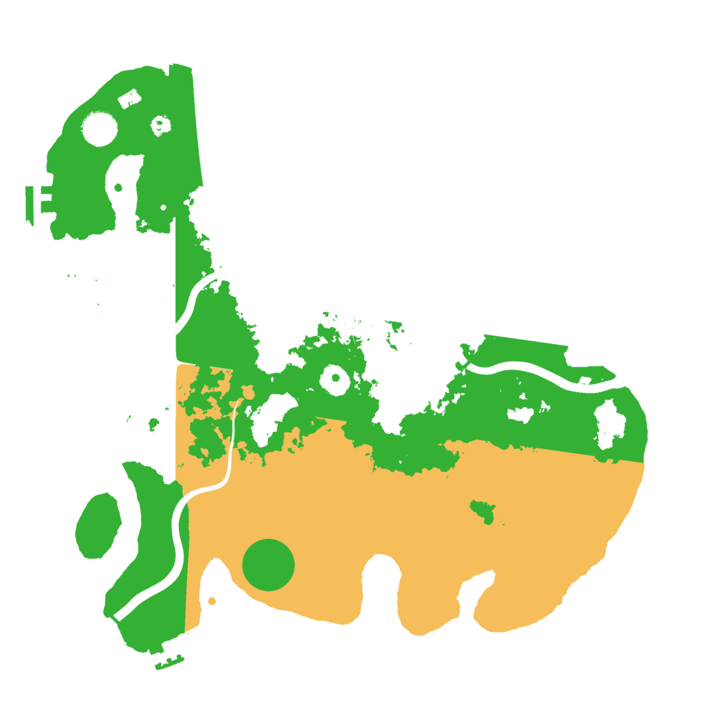 Biome Rust Map: Procedural Map, Size: 3550, Seed: 45466262