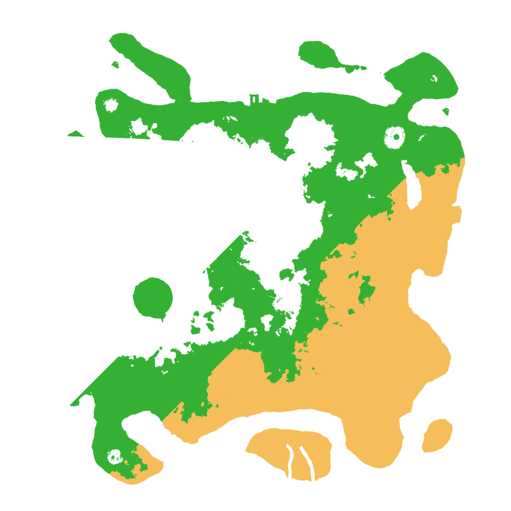 Biome Rust Map: Procedural Map, Size: 3500, Seed: 92699341