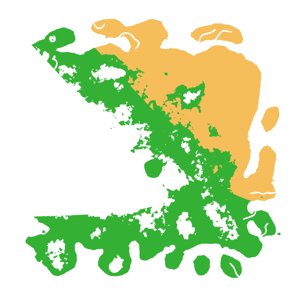 Biome Rust Map: Procedural Map, Size: 4500, Seed: 309889565