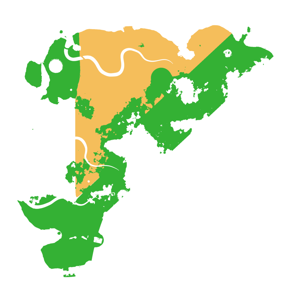 Biome Rust Map: Procedural Map, Size: 3850, Seed: 33401539