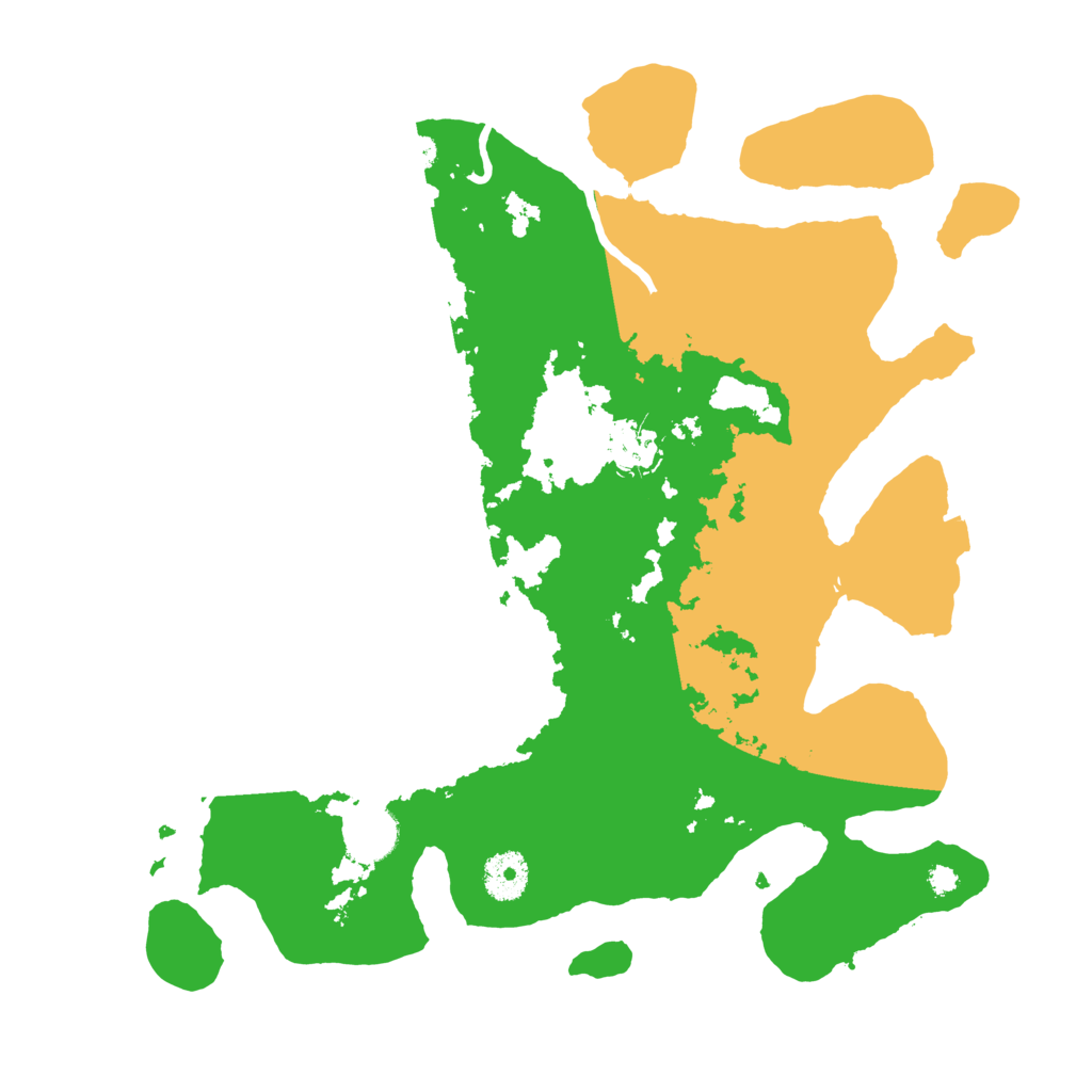 Biome Rust Map: Procedural Map, Size: 3500, Seed: 410578060