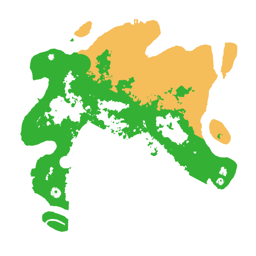 Biome Rust Map: Procedural Map, Size: 3700, Seed: 36928550