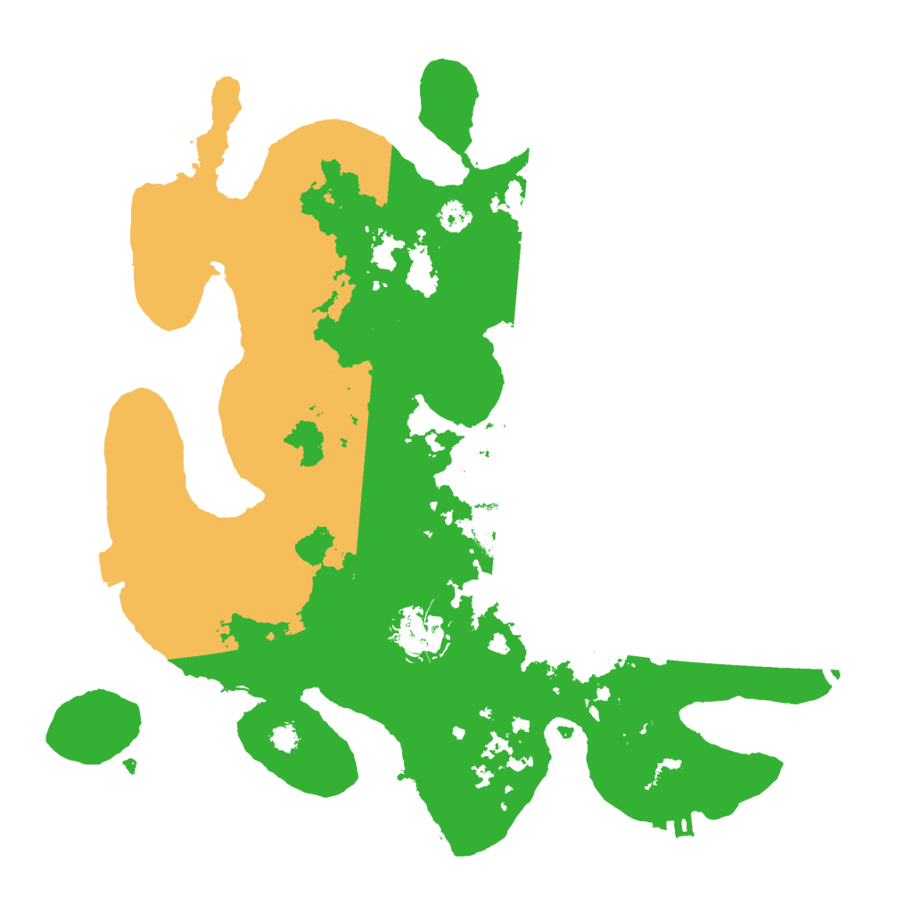 Biome Rust Map: Procedural Map, Size: 3000, Seed: 1216