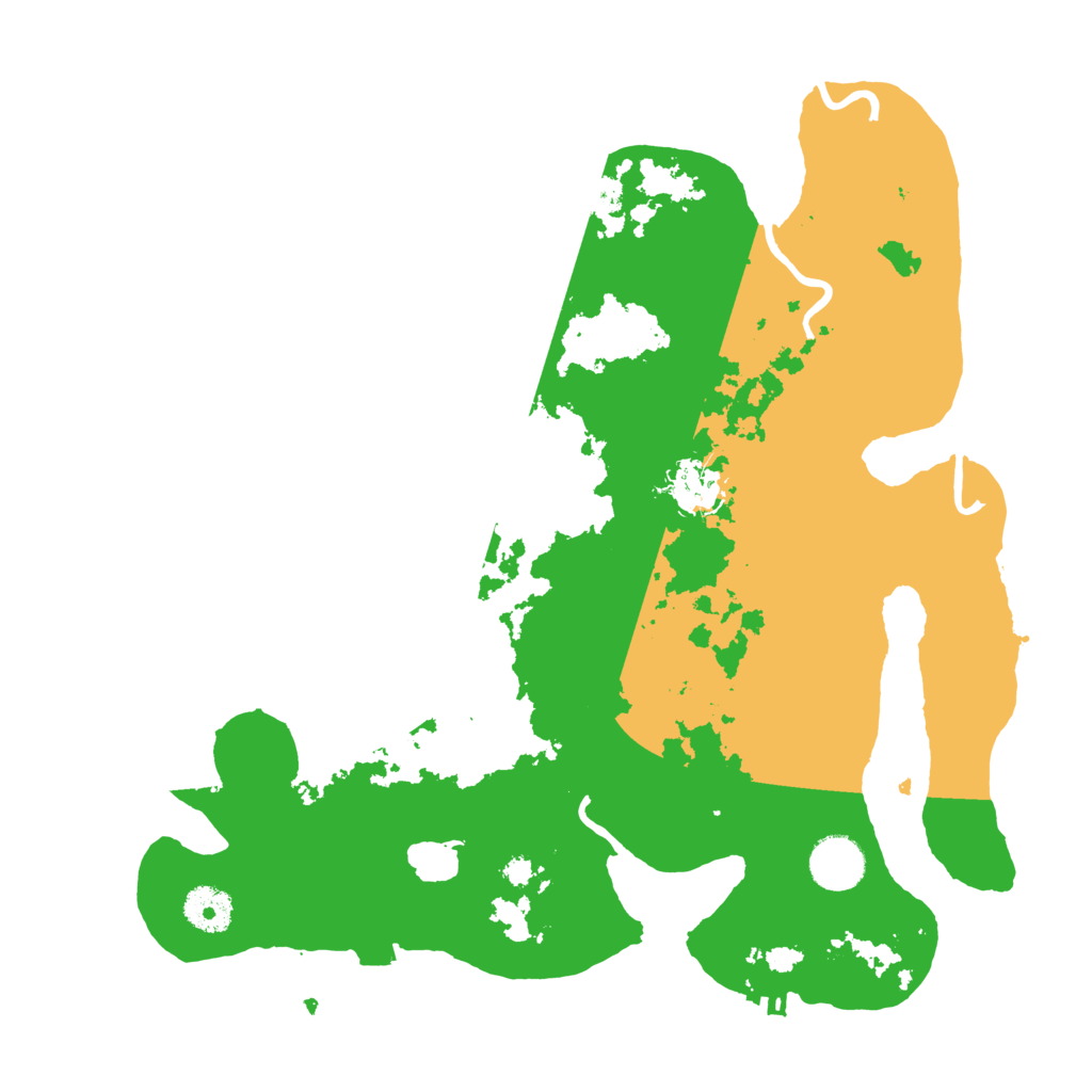 Biome Rust Map: Procedural Map, Size: 3500, Seed: 446790028