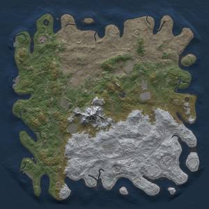 Thumbnail Rust Map: Procedural Map, Size: 5000, Seed: 93576738, 19 Monuments