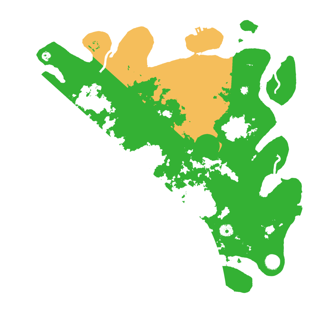 Biome Rust Map: Procedural Map, Size: 3700, Seed: 1539450523