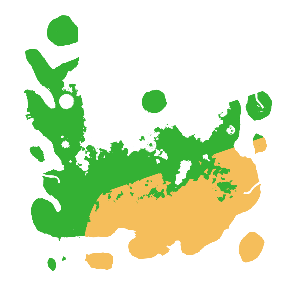 Biome Rust Map: Procedural Map, Size: 3500, Seed: 54072653