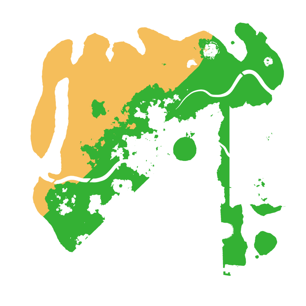 Biome Rust Map: Procedural Map, Size: 3500, Seed: 9404650