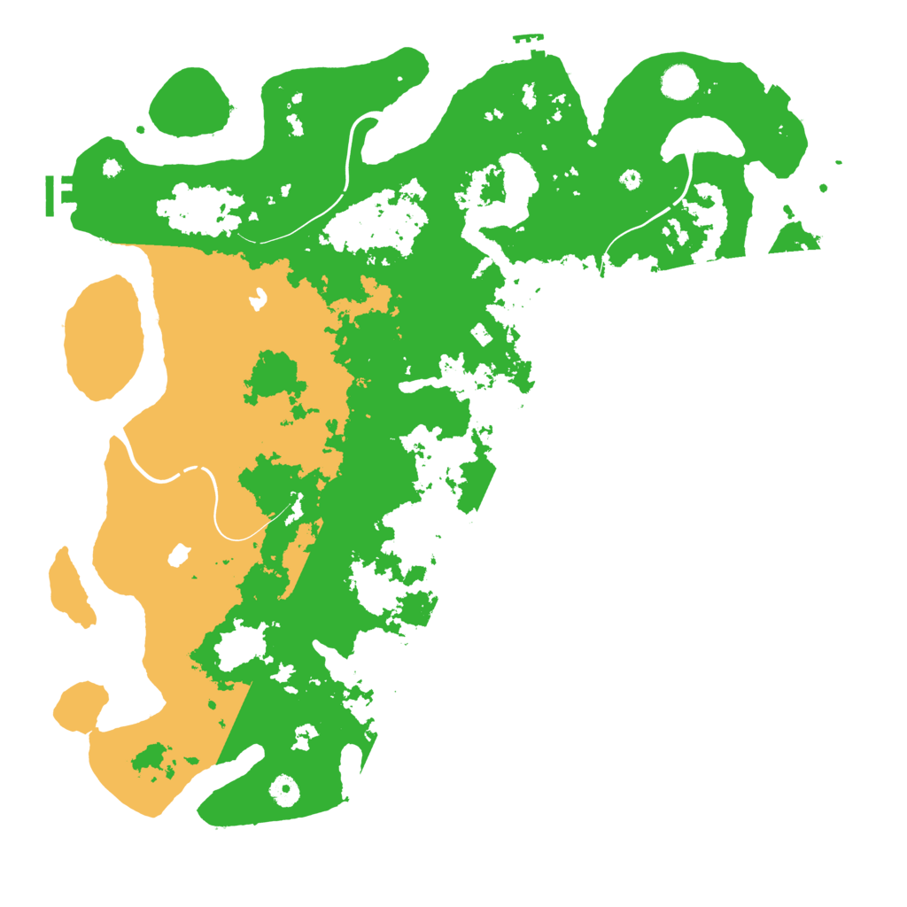 Biome Rust Map: Procedural Map, Size: 4500, Seed: 139070441