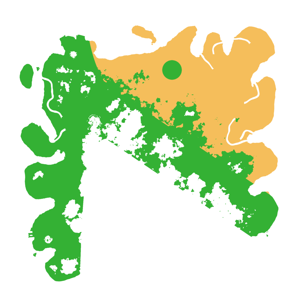 Biome Rust Map: Procedural Map, Size: 4100, Seed: 4444