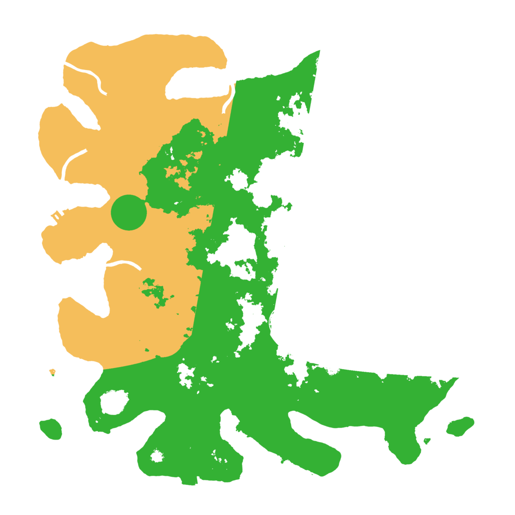 Biome Rust Map: Procedural Map, Size: 3800, Seed: 56246469