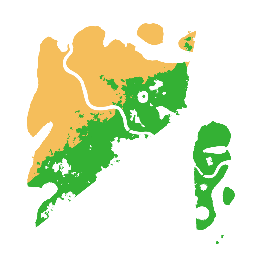Biome Rust Map: Procedural Map, Size: 3500, Seed: 1875183809