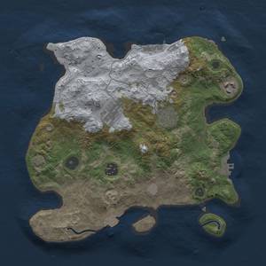 Thumbnail Rust Map: Procedural Map, Size: 3000, Seed: 178762350, 12 Monuments