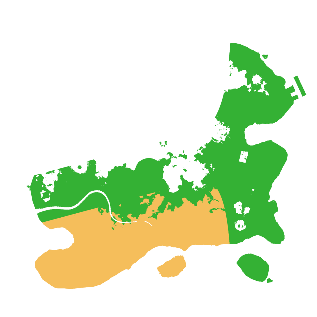 Biome Rust Map: Procedural Map, Size: 3000, Seed: 178762350