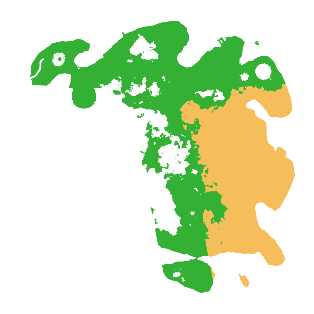 Biome Rust Map: Procedural Map, Size: 3500, Seed: 1392991553