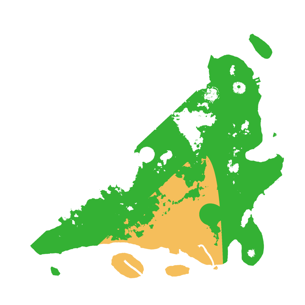 Biome Rust Map: Procedural Map, Size: 3700, Seed: 133435405