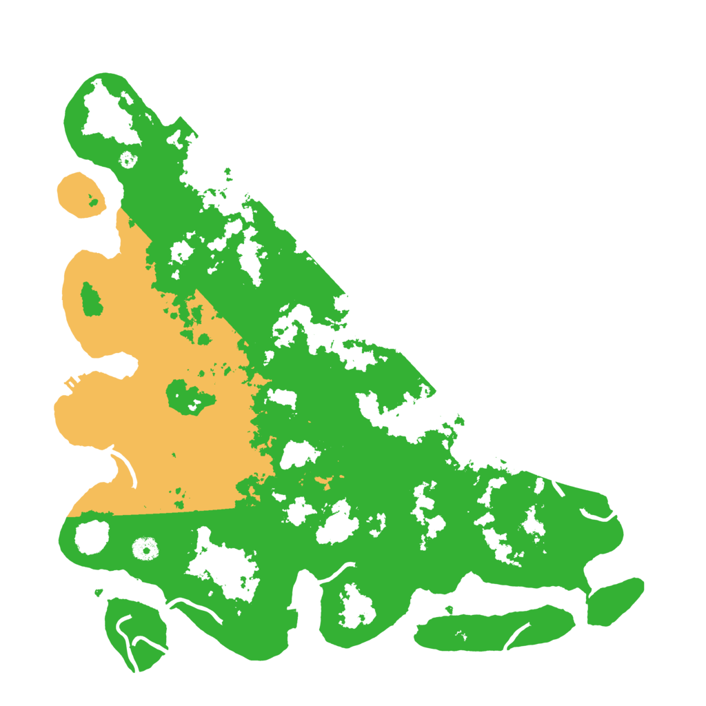 Biome Rust Map: Procedural Map, Size: 4250, Seed: 54557