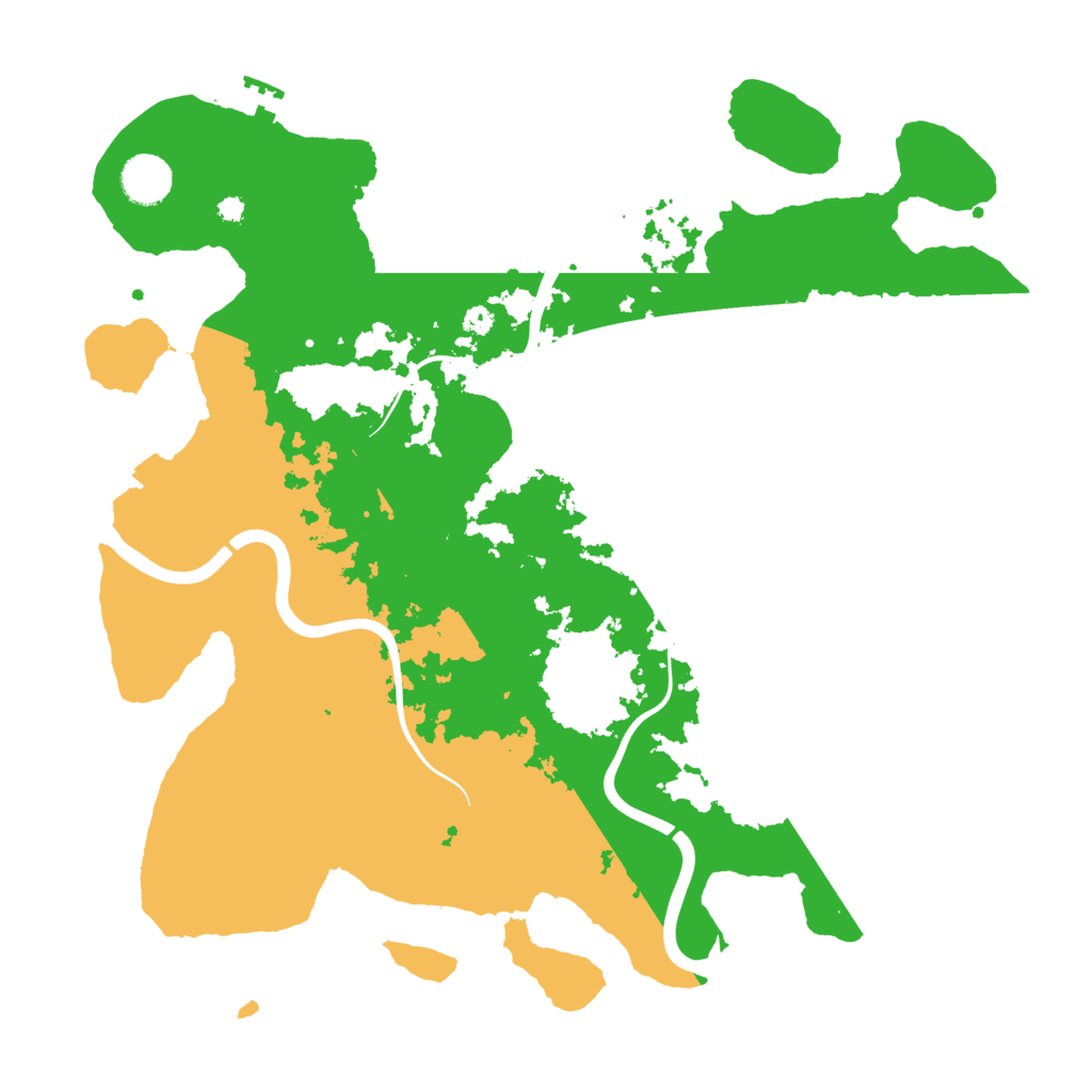 Biome Rust Map: Procedural Map, Size: 3800, Seed: 23635406