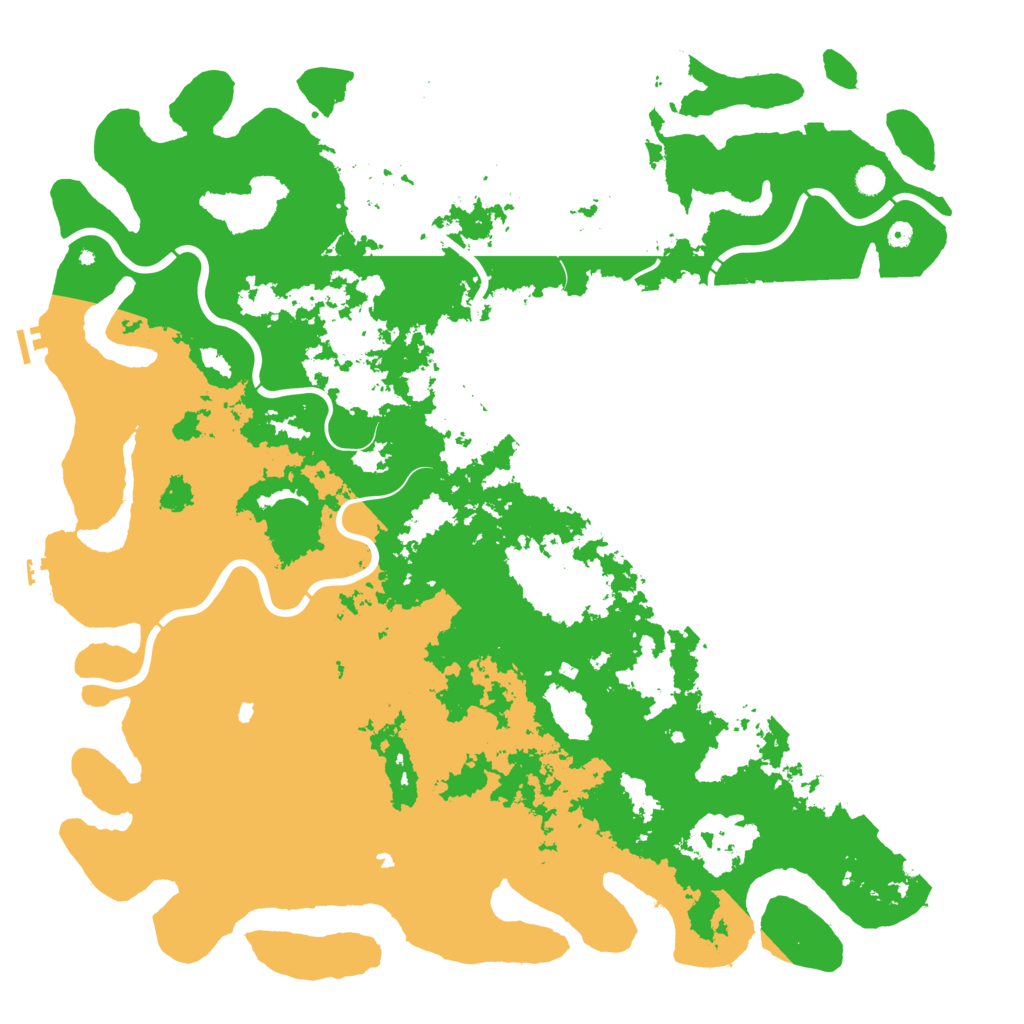 Biome Rust Map: Procedural Map, Size: 6000, Seed: 382398761