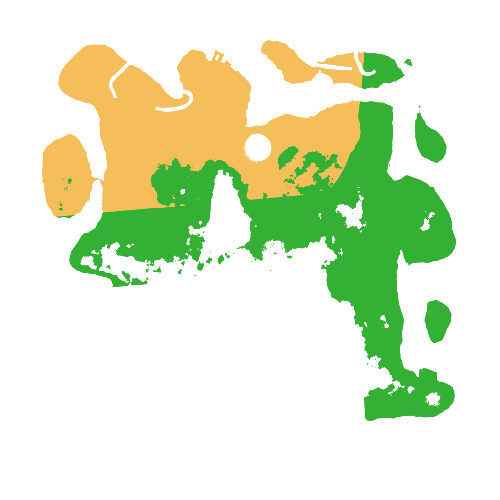 Biome Rust Map: Procedural Map, Size: 3250, Seed: 63578