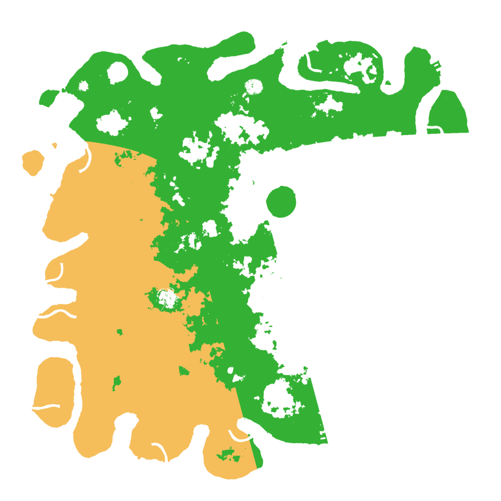 Biome Rust Map: Procedural Map, Size: 4500, Seed: 78214