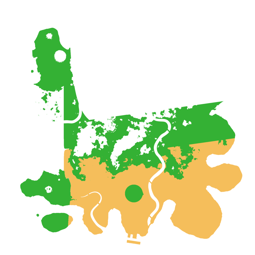 Biome Rust Map: Procedural Map, Size: 3800, Seed: 657129856