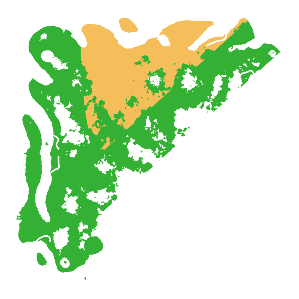 Biome Rust Map: Procedural Map, Size: 4500, Seed: 1349221452