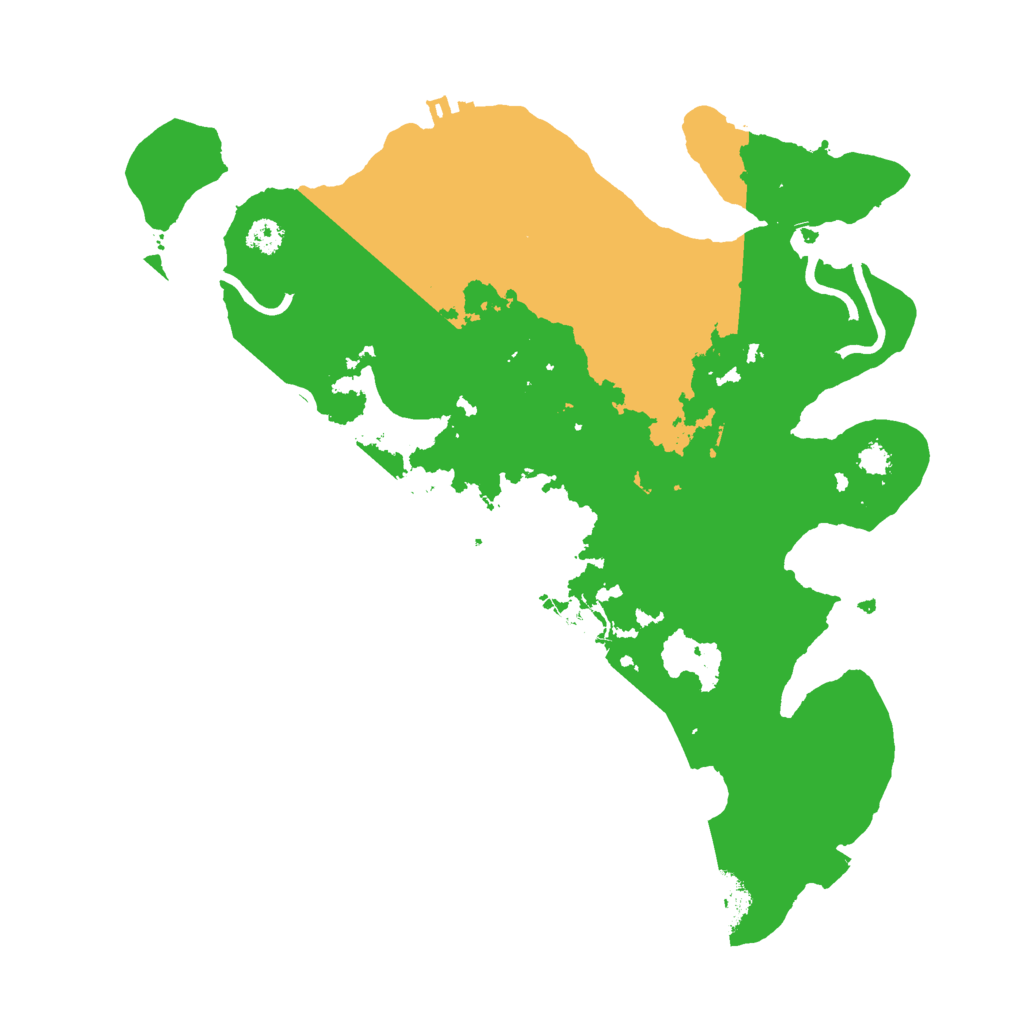 Biome Rust Map: Procedural Map, Size: 3000, Seed: 804028278