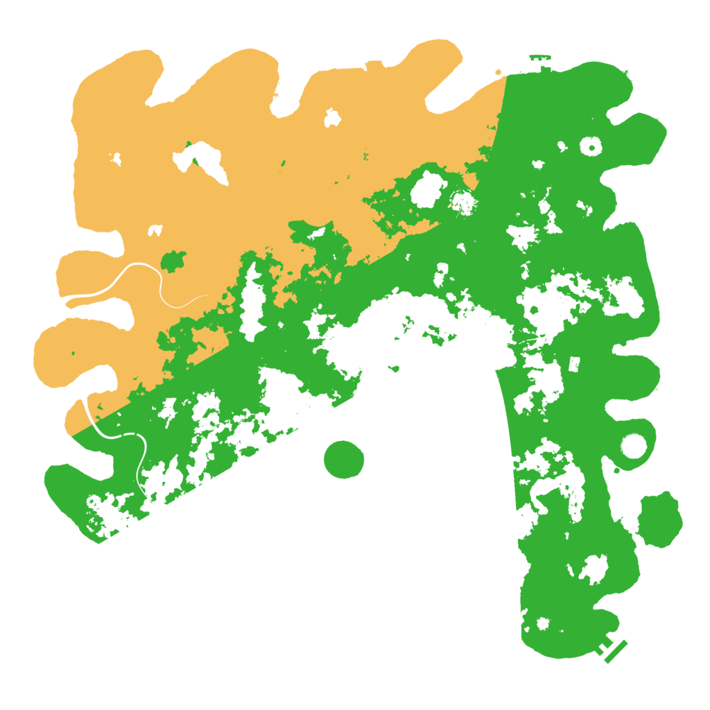 Biome Rust Map: Procedural Map, Size: 5000, Seed: 632