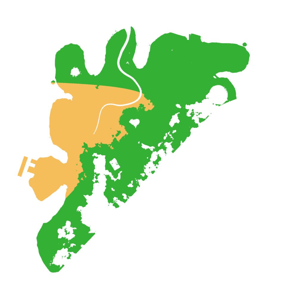 Biome Rust Map: Procedural Map, Size: 3000, Seed: 736254343