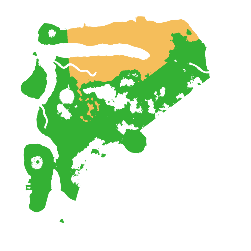 Biome Rust Map: Procedural Map, Size: 3000, Seed: 600471351