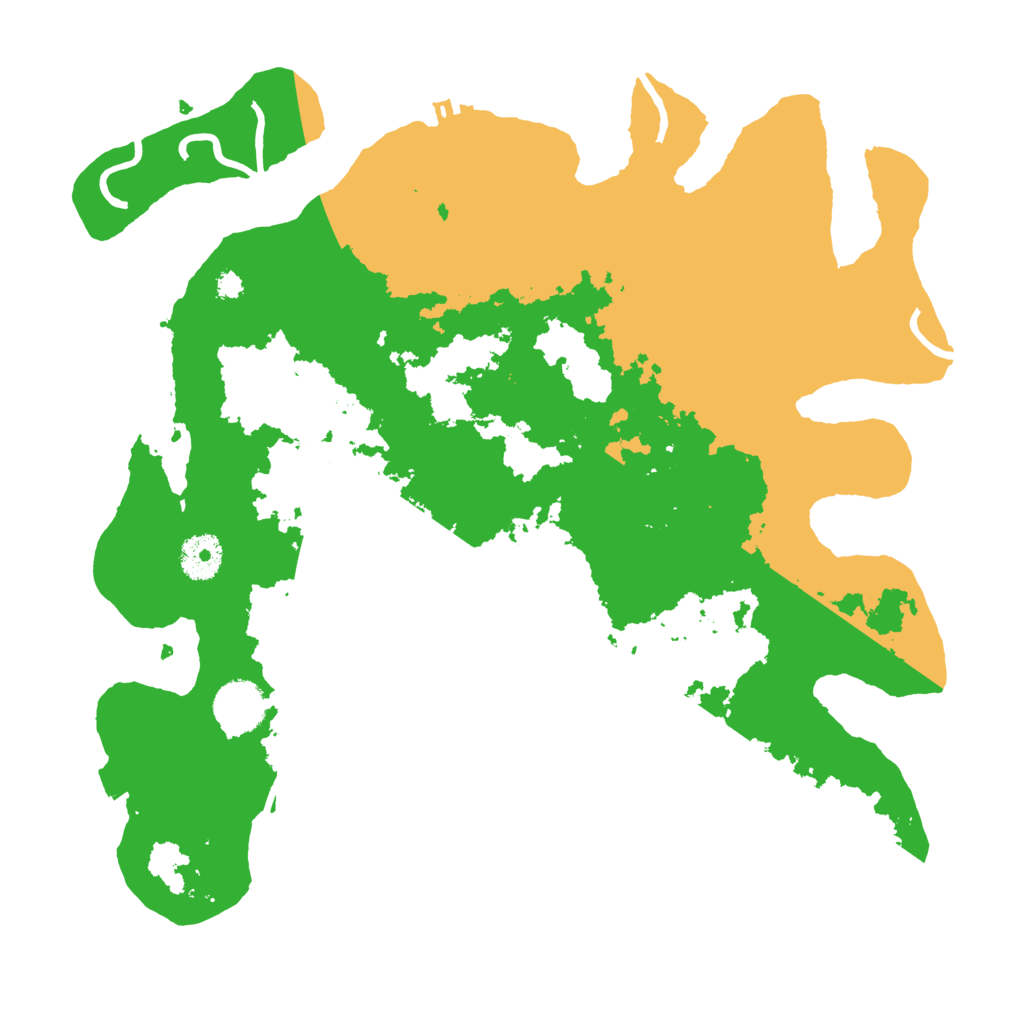 Biome Rust Map: Procedural Map, Size: 3500, Seed: 1282747113