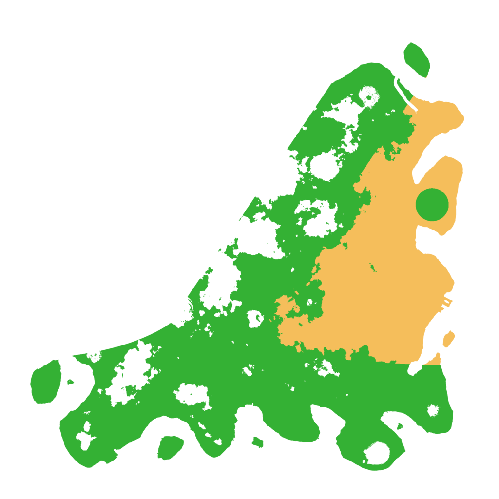 Biome Rust Map: Procedural Map, Size: 4000, Seed: 121781050