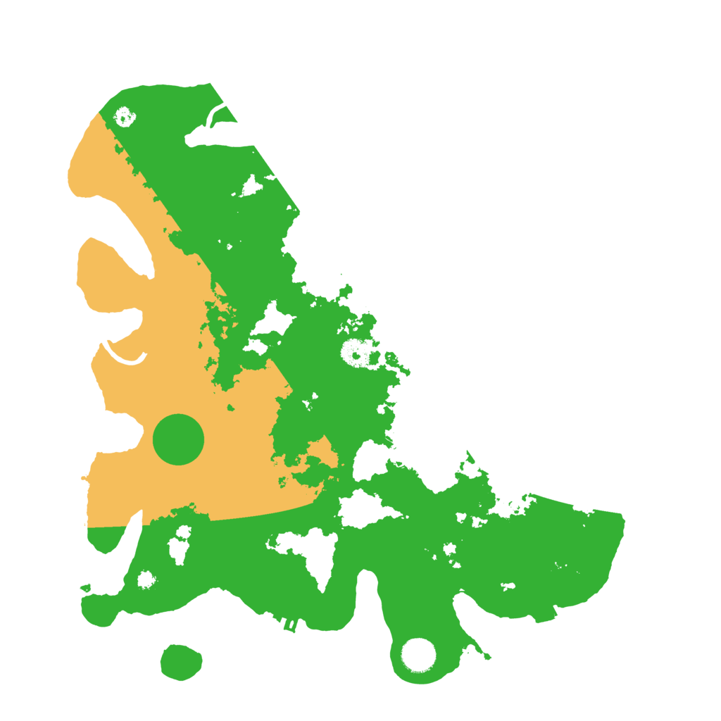 Biome Rust Map: Procedural Map, Size: 3700, Seed: 1763124265