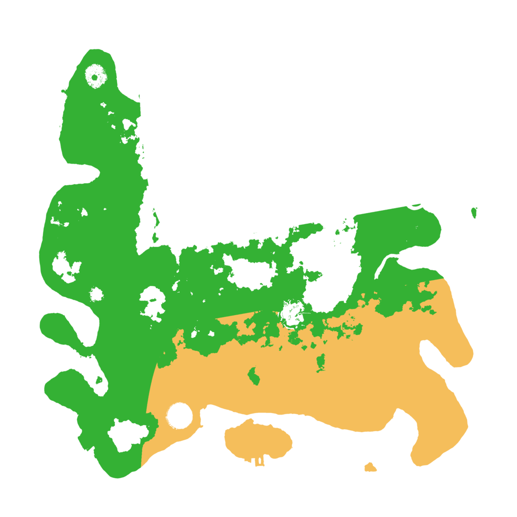Biome Rust Map: Procedural Map, Size: 3500, Seed: 101098596