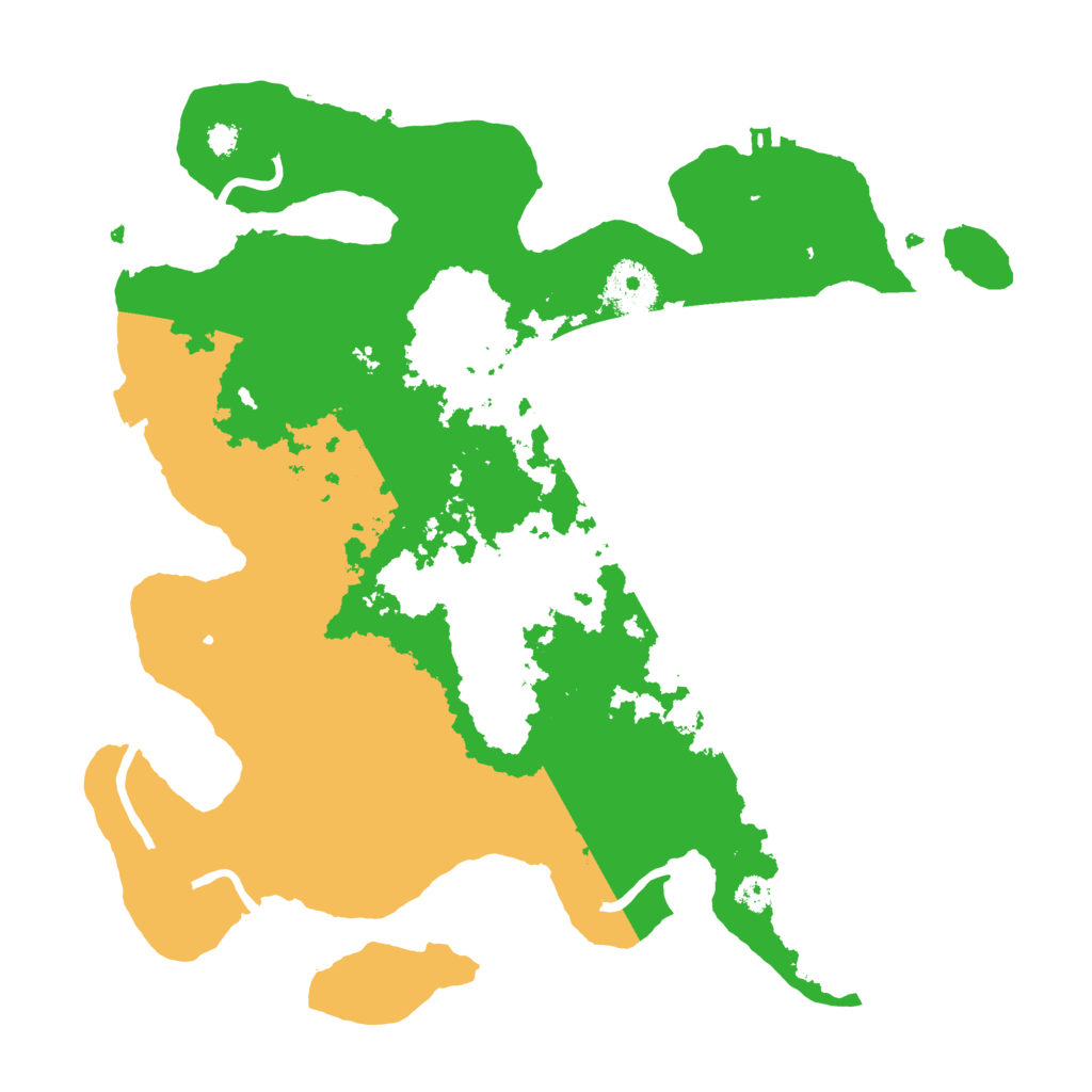 Biome Rust Map: Procedural Map, Size: 3200, Seed: 45820212