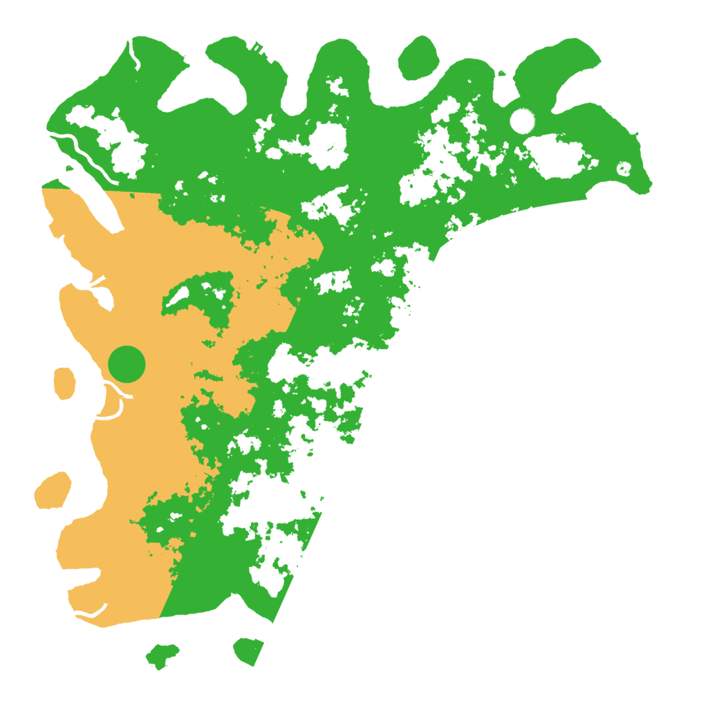 Biome Rust Map: Procedural Map, Size: 5000, Seed: 1986