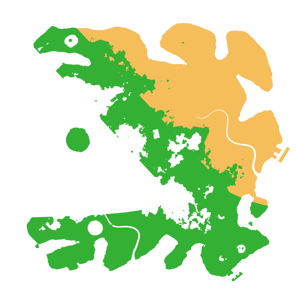 Biome Rust Map: Procedural Map, Size: 3500, Seed: 847478130