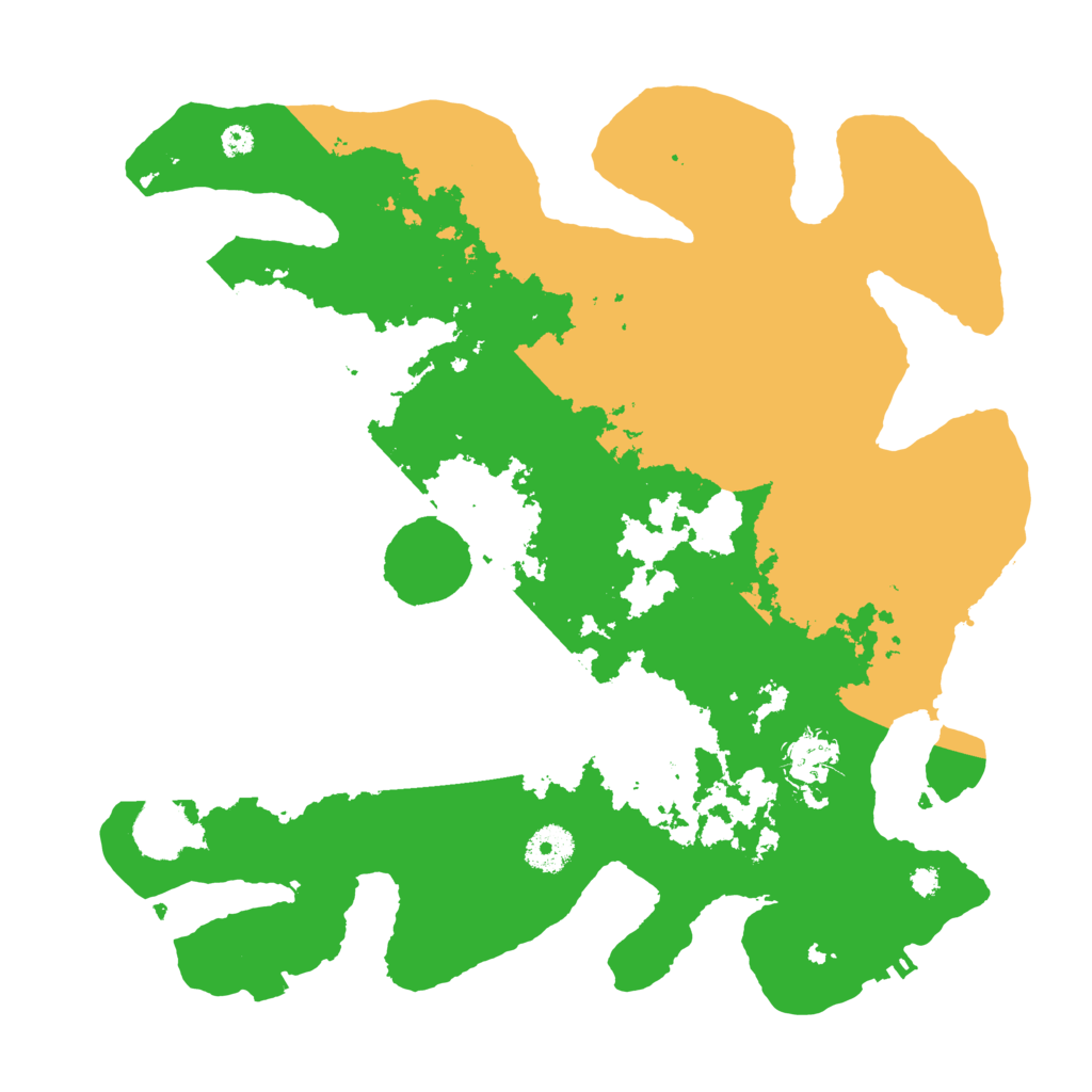 Biome Rust Map: Procedural Map, Size: 3500, Seed: 847478130