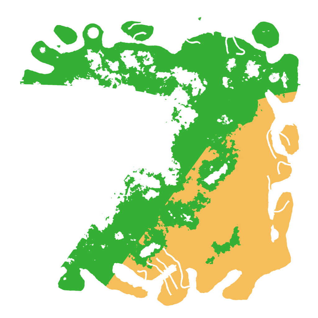 Biome Rust Map: Procedural Map, Size: 5000, Seed: 822579