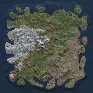 Thumbnail Rust Map: Procedural Map, Size: 5000, Seed: 822579, 19 Monuments