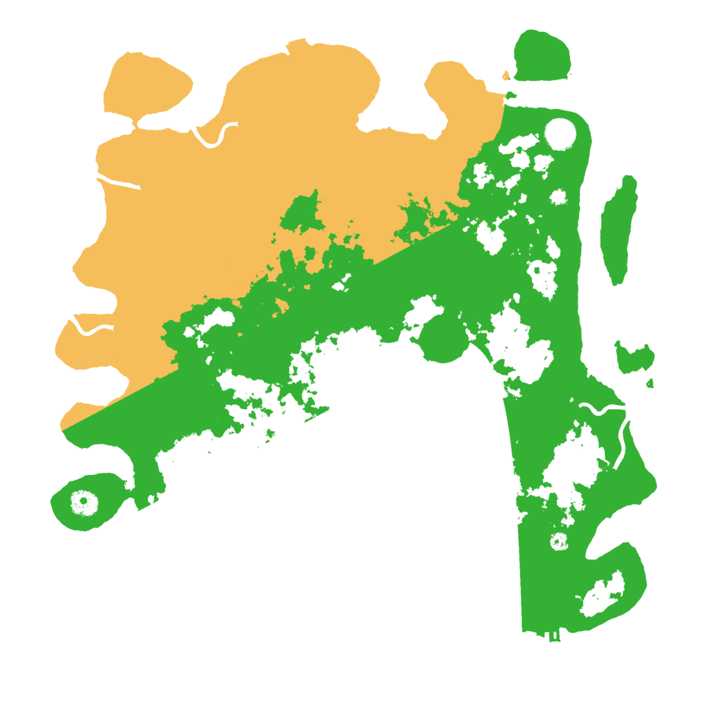 Biome Rust Map: Procedural Map, Size: 4000, Seed: 696942013