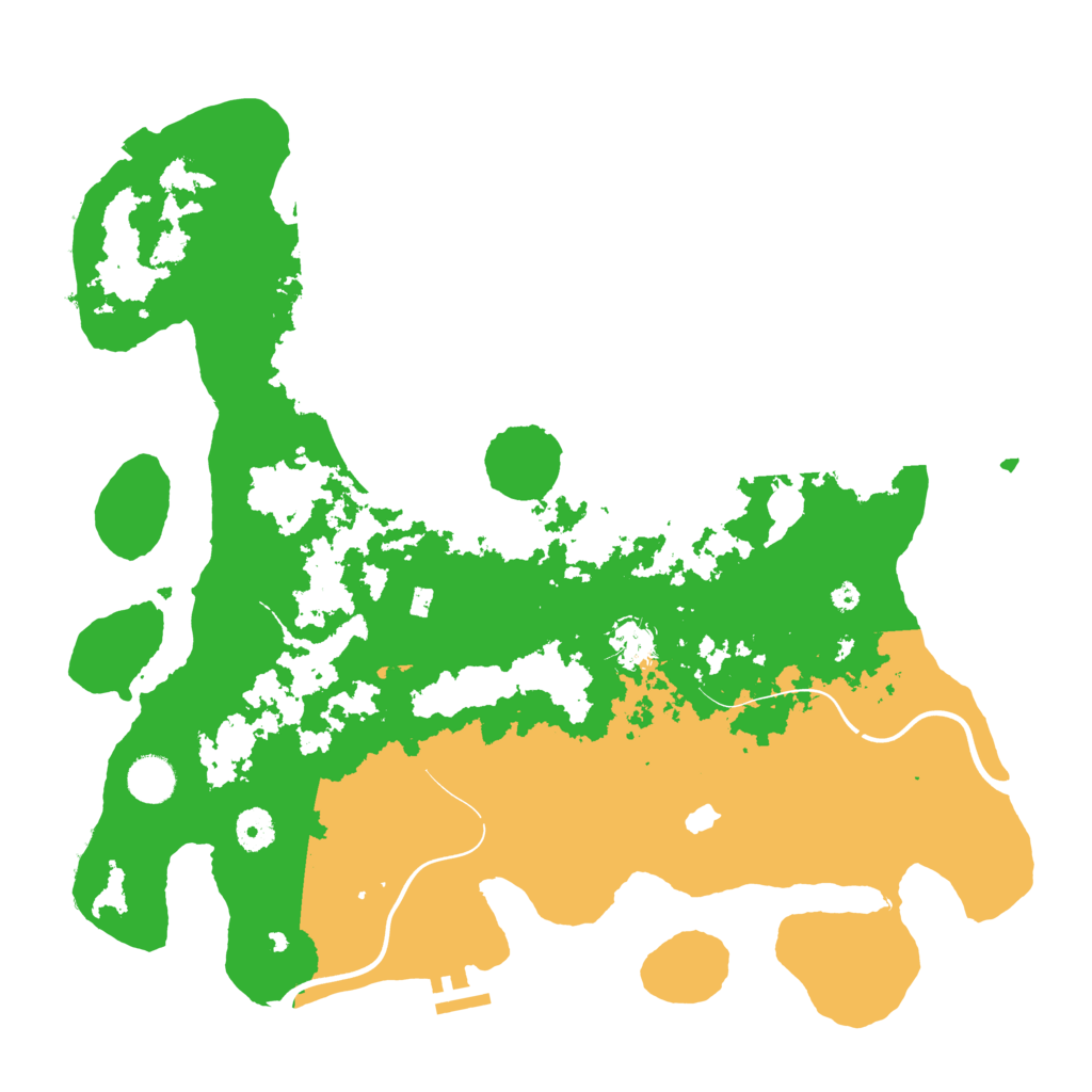 Biome Rust Map: Procedural Map, Size: 4000, Seed: 2283
