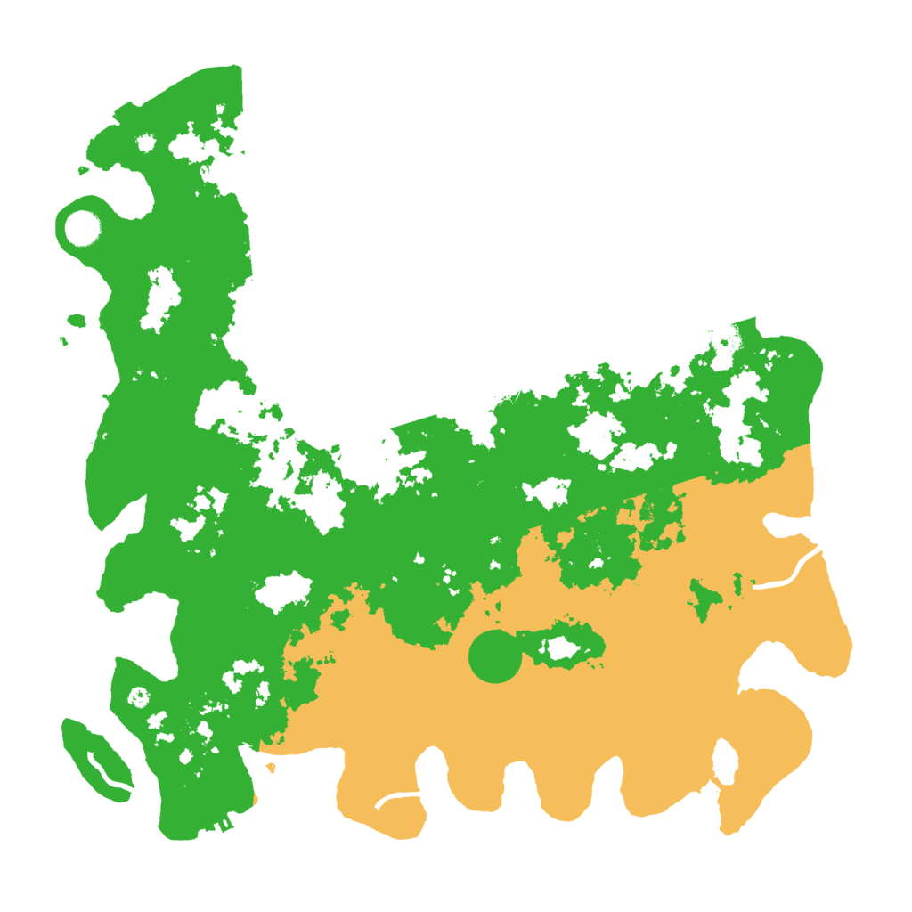 Biome Rust Map: Procedural Map, Size: 4500, Seed: 2097478972