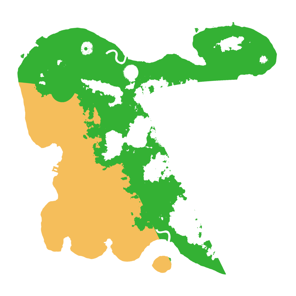 Biome Rust Map: Procedural Map, Size: 3500, Seed: 34567354