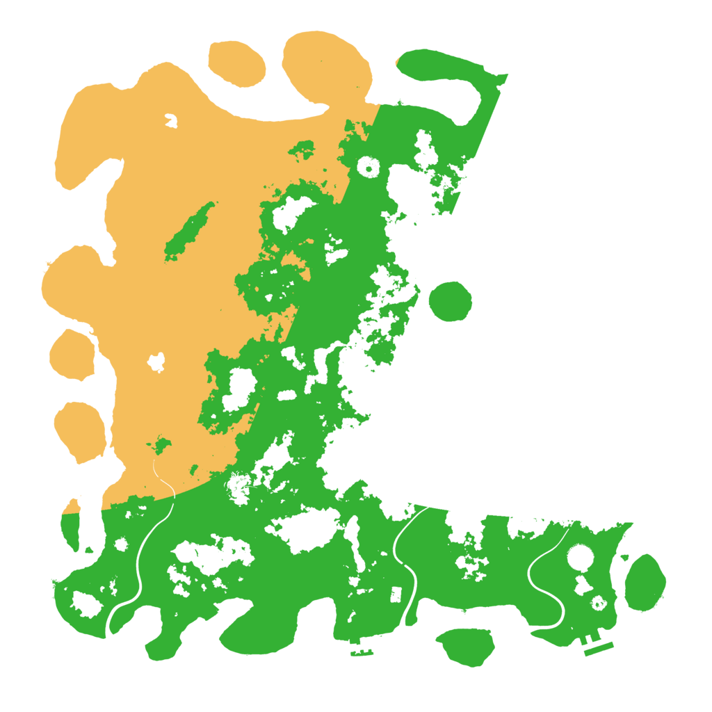 Biome Rust Map: Procedural Map, Size: 4800, Seed: 1352099599