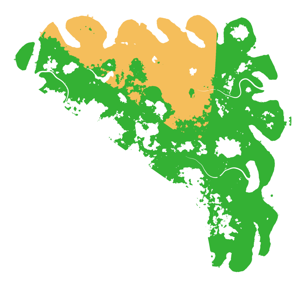 Biome Rust Map: Procedural Map, Size: 5000, Seed: 74965730