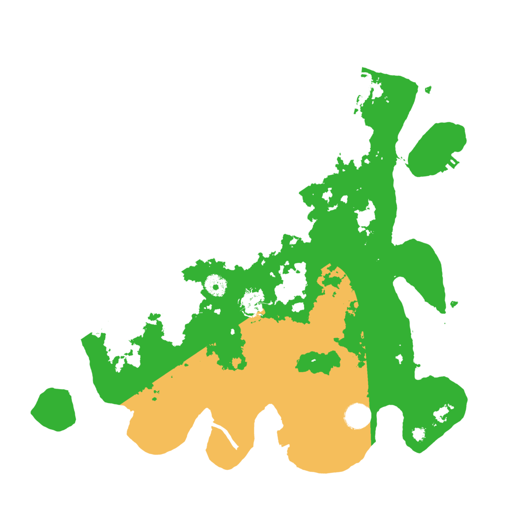 Biome Rust Map: Procedural Map, Size: 3500, Seed: 1843152235